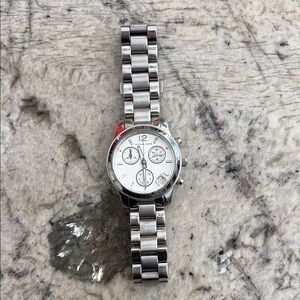 Silver Chronograph Watch